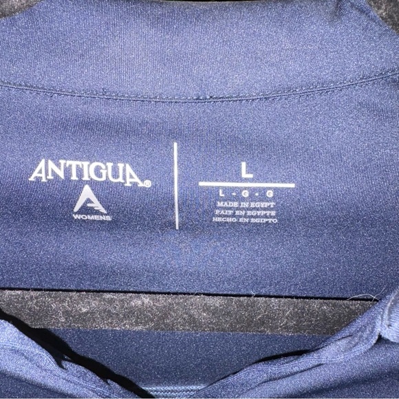 Women's Navy and Gray Golf Polo - Picture 2 of 3